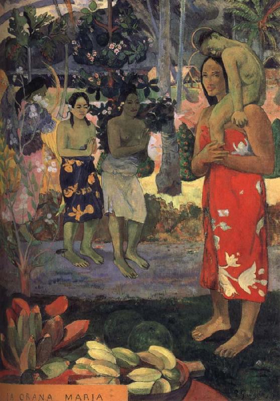 Paul Gauguin Maria visits china oil painting image